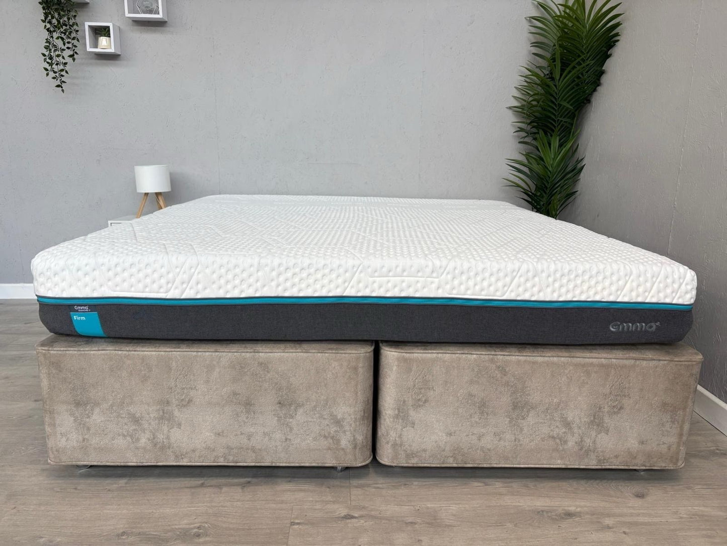 EMMA - Diamond Firm Spring Free 6ft Superking Mattress - RRP £1,599