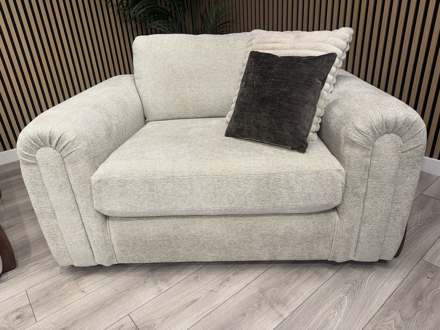 Charlie Marble Arch Style 3 Seater + Love Chair Fabric Sofa Set - RRP £3098