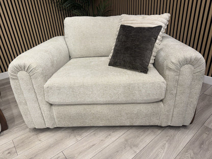 Charlie Marble Arch Style 3 Seater + Love Chair Fabric Sofa Set - RRP £3098