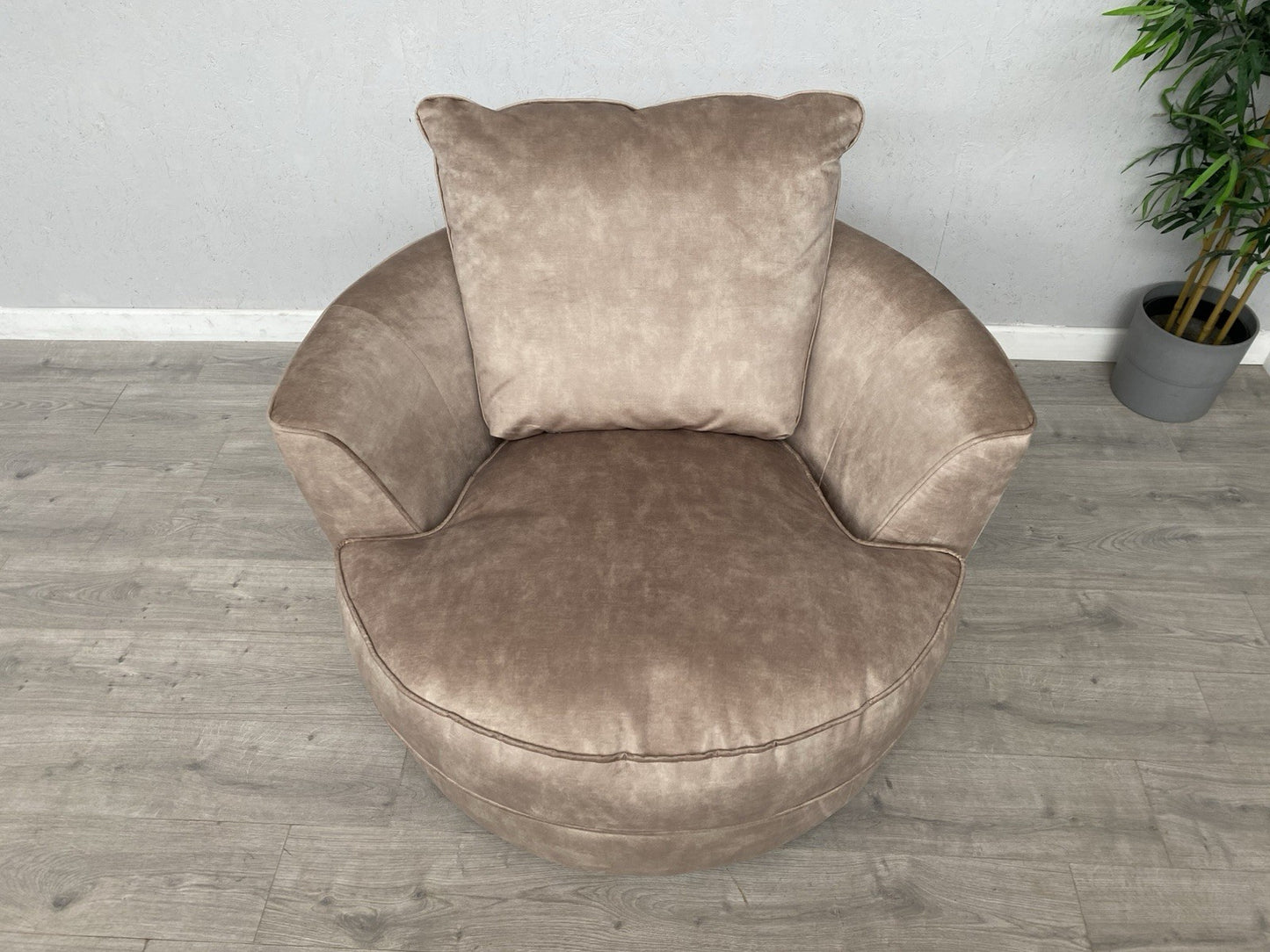 Furniture Village LEGEND Fabric Swivel Chair / Armchair - RRP £799