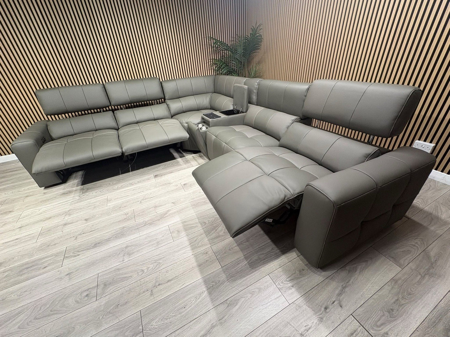 Sofology BARI Large Leather Power Recliner Corner Sofa - RRP £5899