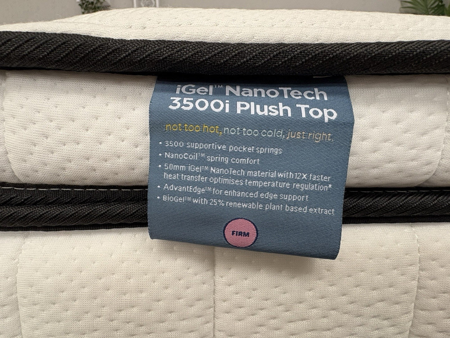 IGEL Nanotech 3500i 5ft Kingsize Mattress, Firm - RRP £1799