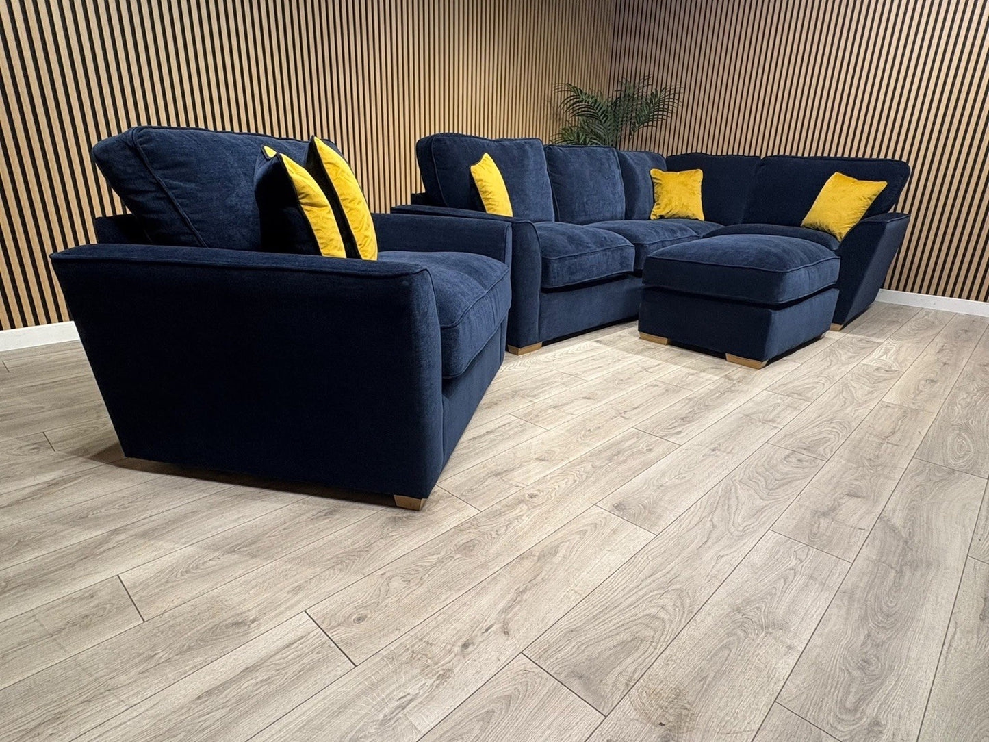 Furniture Village New Legend Corner + Footstool + Love Chair Set