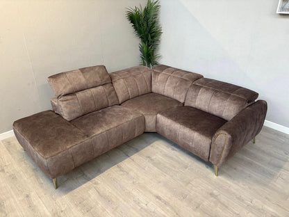DFS Lidia Right Hand Facing Open Chaise Power Recliner Corner Sofa - RRP £1899