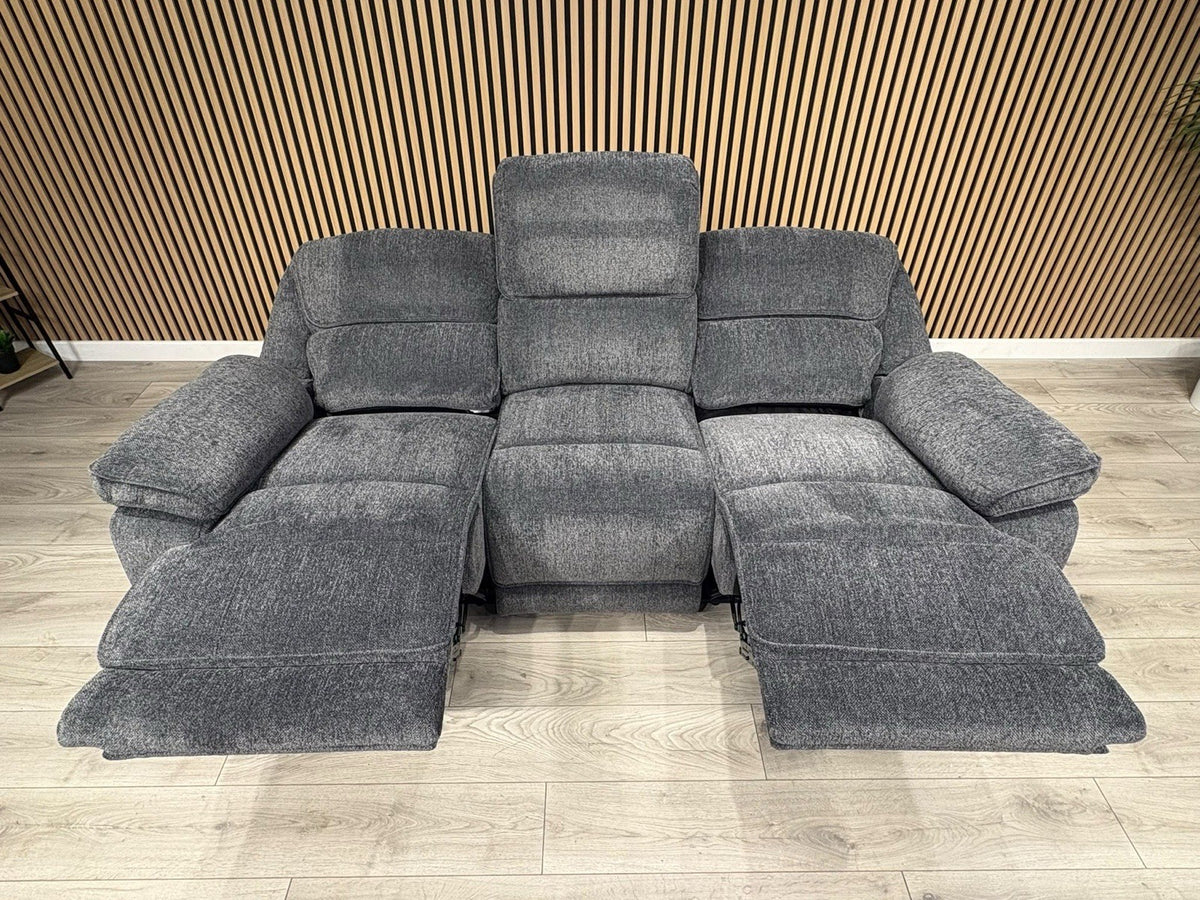 ORLANDO Fabric 3 Seater Power Recliner Sofa - RRP £1799