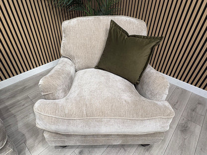 Laura Ashley HERITAGE Style Fabric 2 Seater Sofa + 2x Armchairs Set - RRP £3725