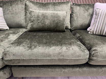 Very Home Sanremo Fabric Corner Group Sofa ( 2c2 )  Olive RRP £3199