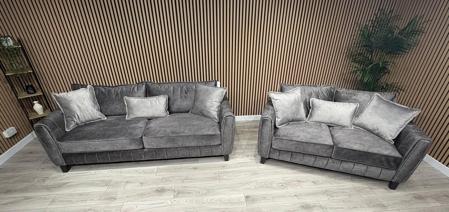 DFS - Cherished Style 3 + 2 Seater Sofa Set, Formal Back - RRP £2,399