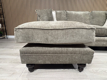 Laura Ashley HERITAGE Style Fabric 3 Seater Chaise Sofa - RRP £2,800