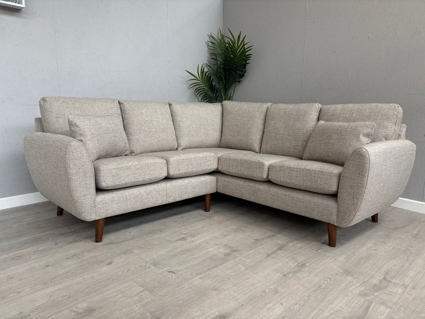 NEXT - WILSON Fabric Small Corner Sofa ( 2 Corner 2 ) Mid Natural - RRP £1,550