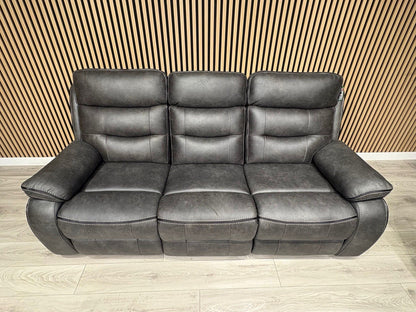 DFS Vinson Fabric 3+2 Seater Power Recliner Sofa Set + Console  - RRP £3899