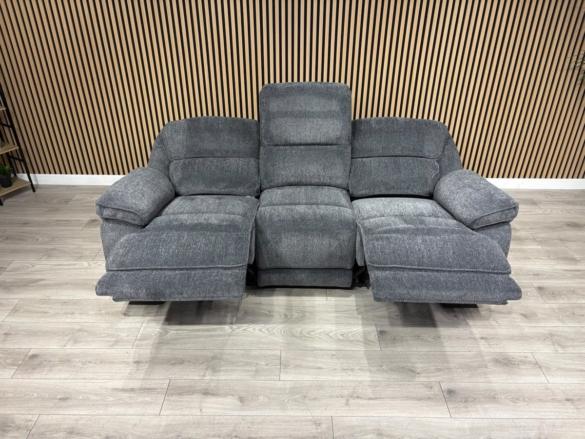 ORLANDO Fabric 3 Seater Power Recliner Sofa - RRP £1799