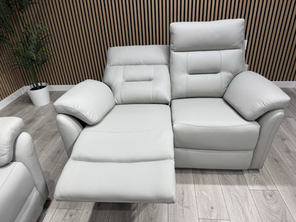 TREND Leather 3 + 2 Seater Power Sofa Set - RRP £4595