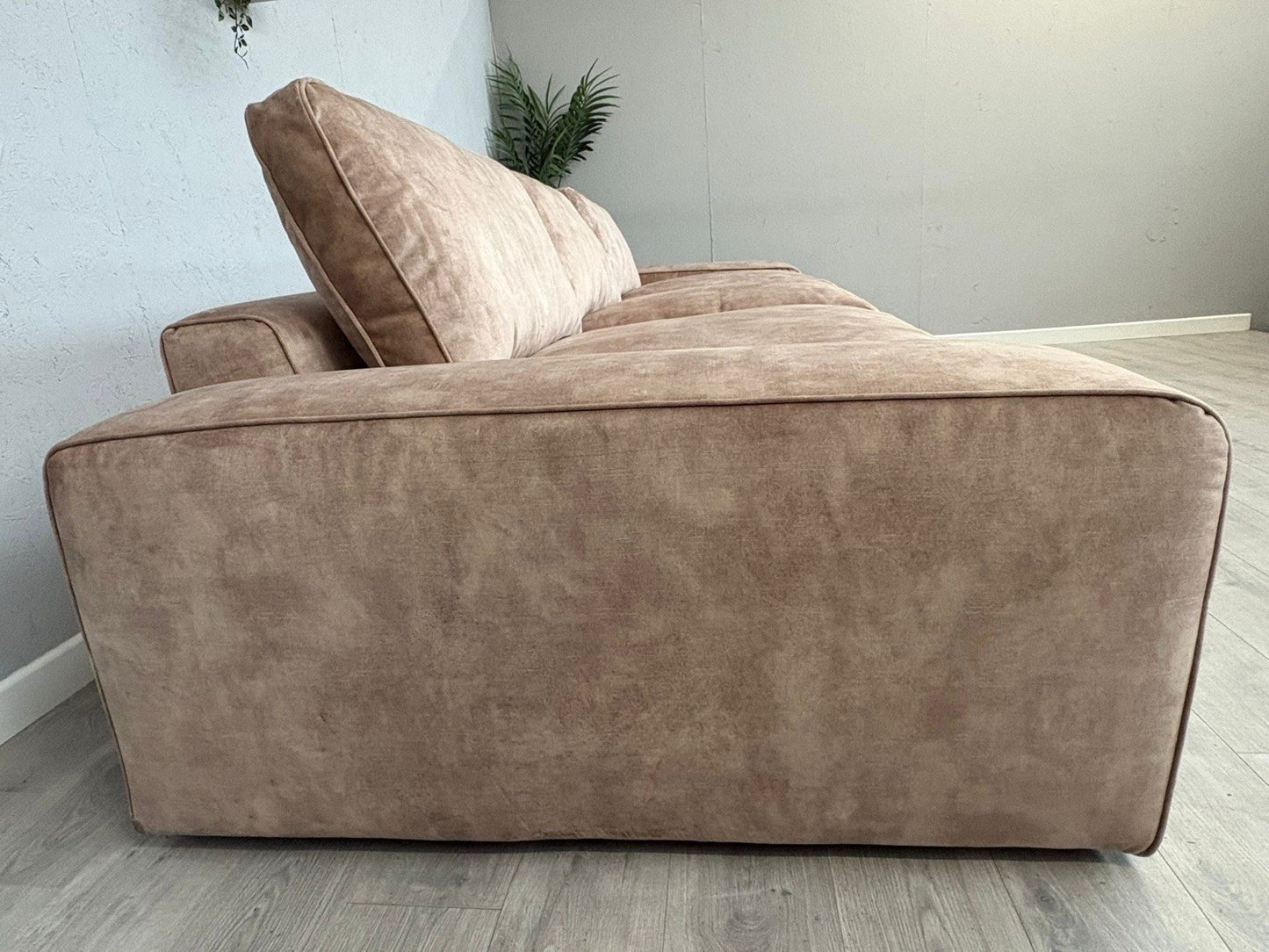 Westbridge SASHA / Sofology CAVALLI Style Grand Extra Large Fabric Sofa, Mink