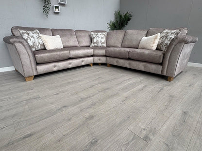 Furniture Village - Aura Large Classic Back Corner Sofa RRP - £3795