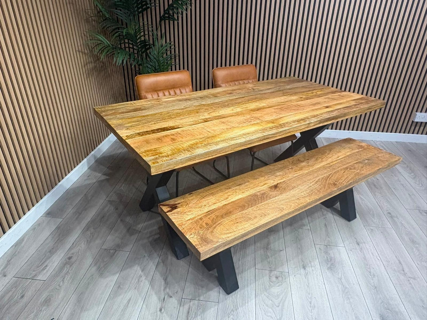 Next Sample - Cuba Mango Wood Dining Set, Different Combinations Available