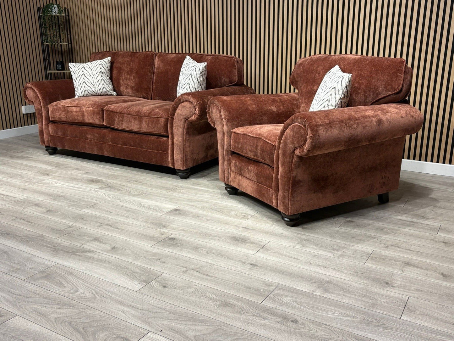 New BLENHEIM Fabric 3 Seater + Armchair - RRP £2790
