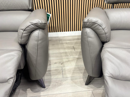 Furniture Village JUDE Style Leather 3 + 2 Seater Power Sofa Set - RRP £4,690