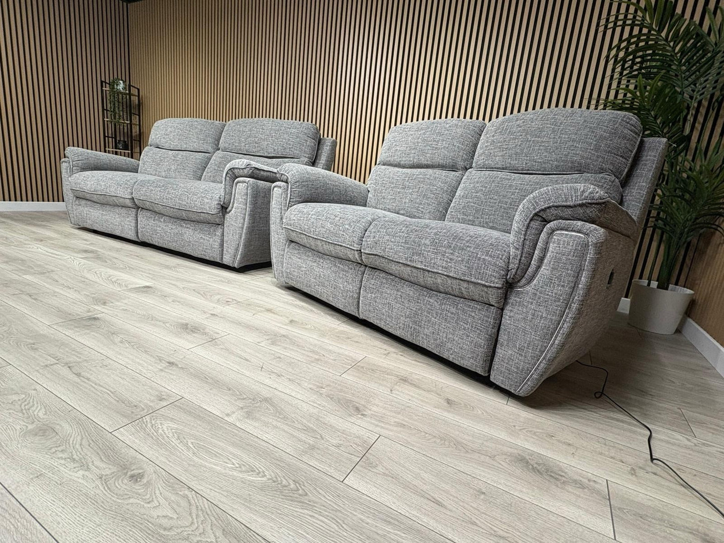 SCS Ashton Fabric Power Recliner 3 + 2 Seater Sofa Set - RRP £2998