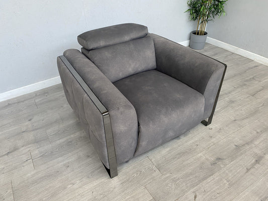 Furniture Village GISELLA Fabric Chair Armchair, Dexter Mocha - RRP £1195