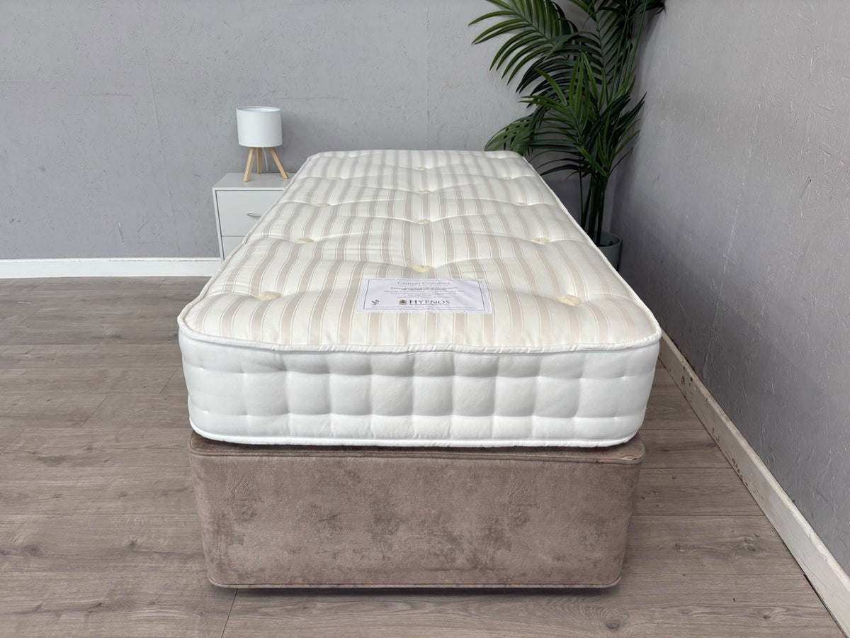 HYPNOS Cotton Comfort 3ft Single 90 x 190cm Mattress, Medium - RRP £649