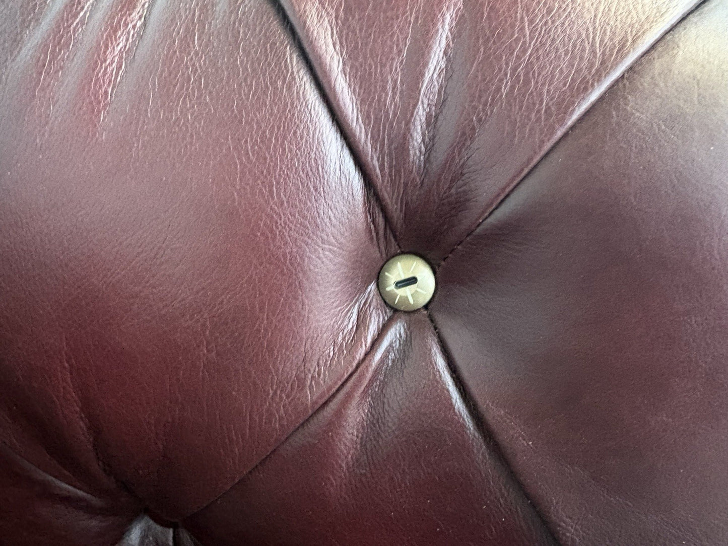 F.V. At The Helm Shackleton Leather Chesterfield 4 Seater Sofa - RRP £2,895