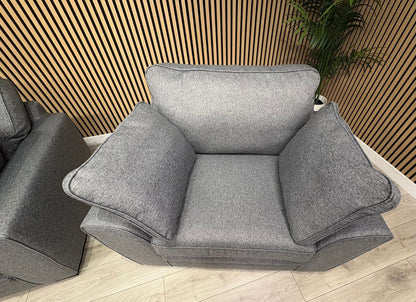 NEXT Stamford Style Fabric 3 Seater Sofa + Armchair Set - RRP £2,499