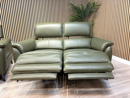 Furniture Village JUDE Style Leather 2 Seater Sofa - RRP £1795
