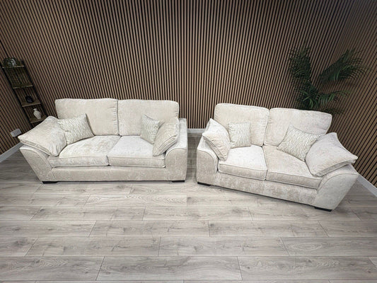 NEXT Stamford Style Fabric 3 Seater + 2 Seater Sofa Set - RRP £2250