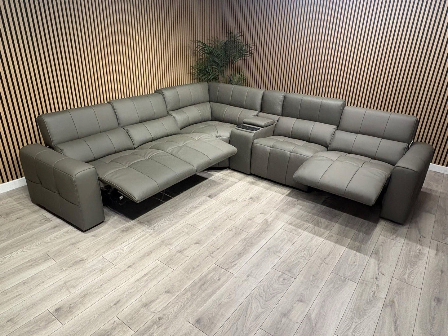Sofology BARI Large Leather Power Recliner Corner Sofa - RRP £5899