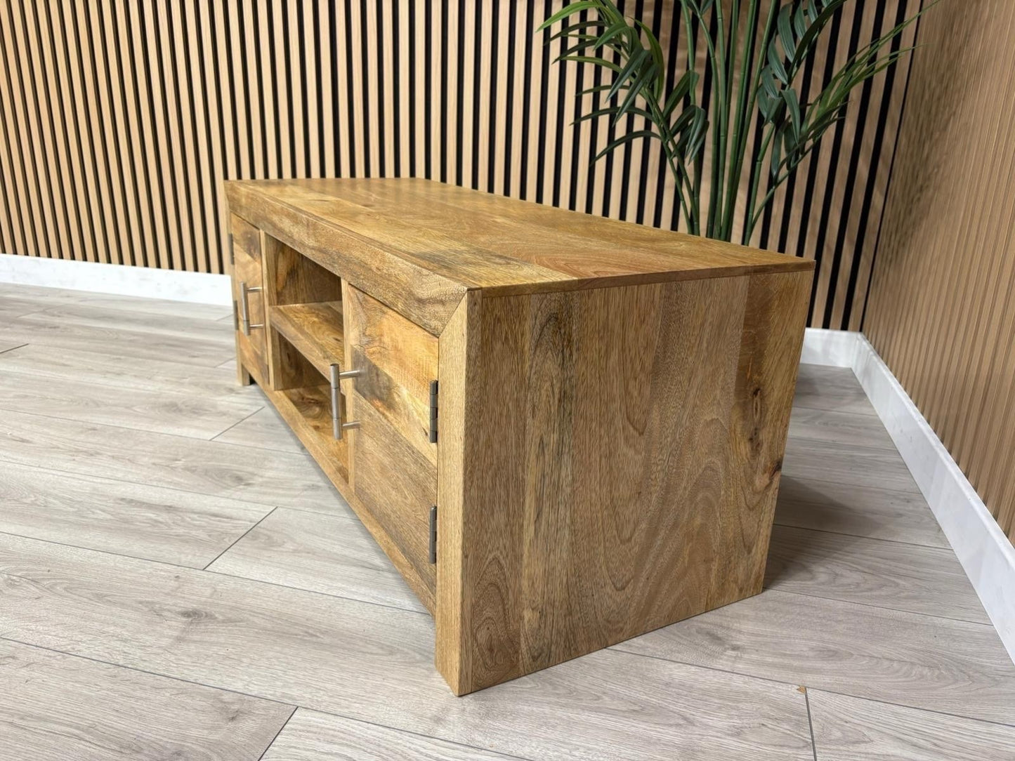 NEXT Sample - Cuba Mango Wood Plasma TV Cabinet - RRP: £895