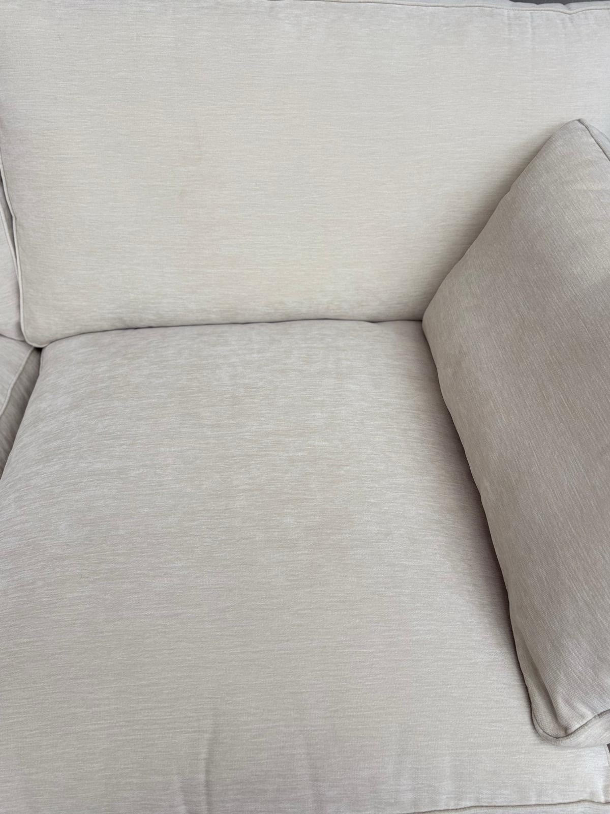 NEXT - STAMFORD Large 3 Seater Grand Sit Sofa, Fine Chenille Oyster - RRP £1,450