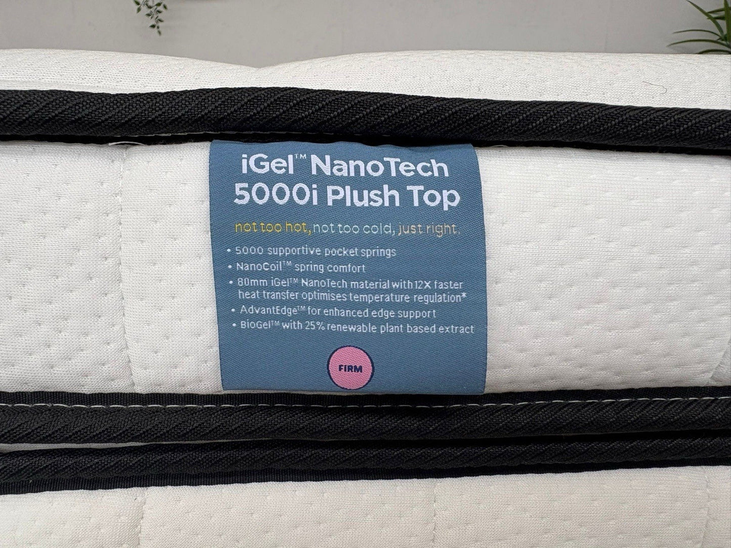 IGEL Nanotech 5000i 6ft Superking Mattress, Firm - RRP £2,499