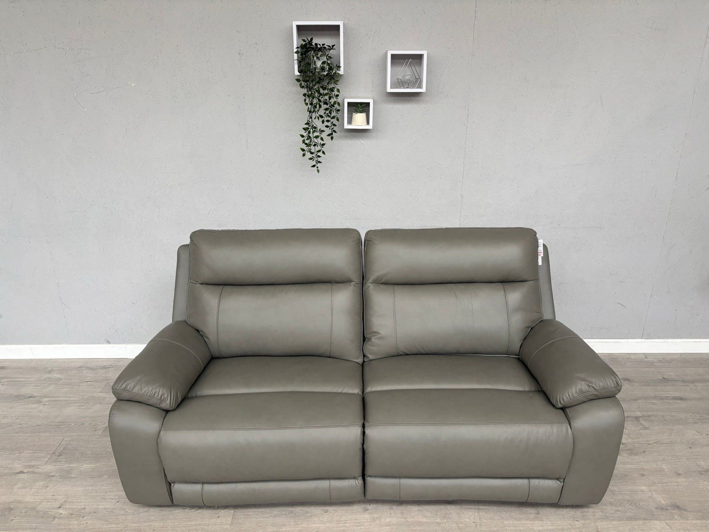 DFS Model Leather 3 Seater Power Recliner Sofa - RRP £1599