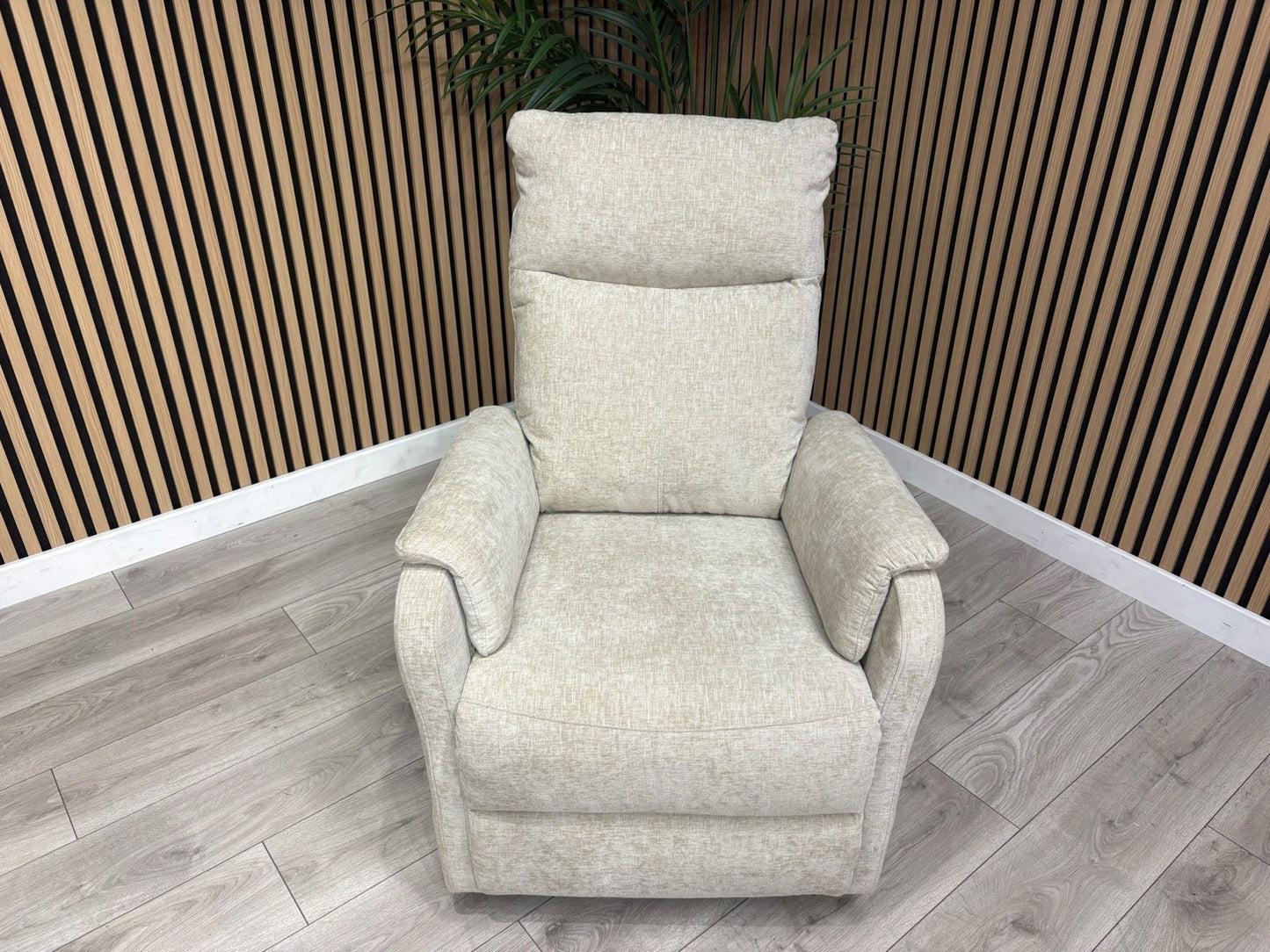 Furniture Village Fabric Rise & Recline Armchair, Linen - RRP £1299
