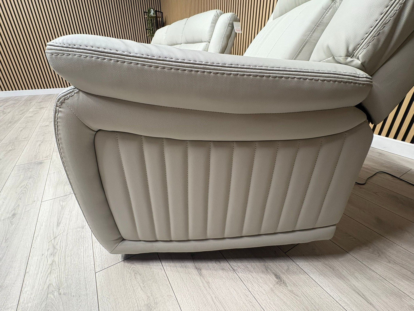 DOMINO Leather 3 Seater Sofa + Armchair Set, Power Recliners - RRP £2,795