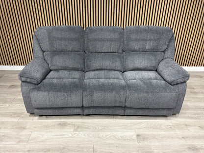 ORLANDO Fabric 3 Seater Power Recliner Sofa - RRP £1799