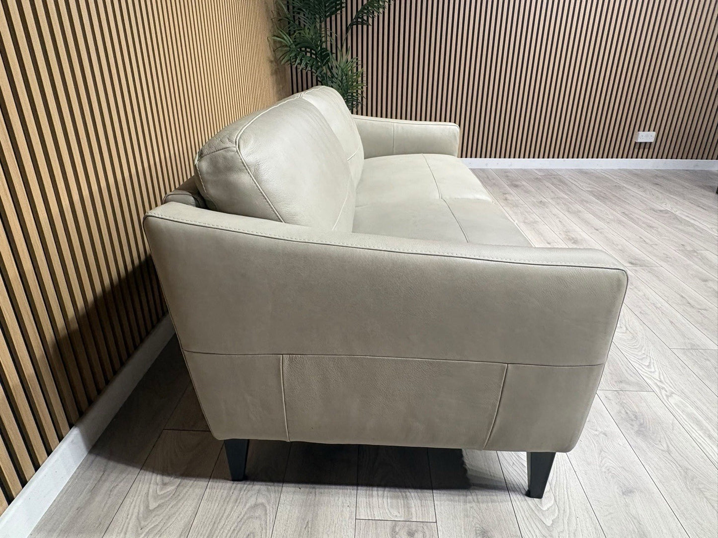 John Lewis BAILEY Style 3 Seater Leather Sofa RRP £2395