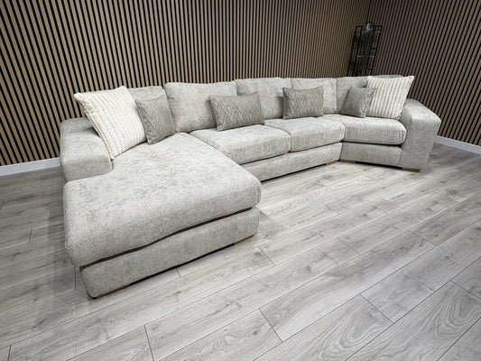 DFS Sample - Pandora LHF Large Chaise Corner Sofa - RRP: £3495