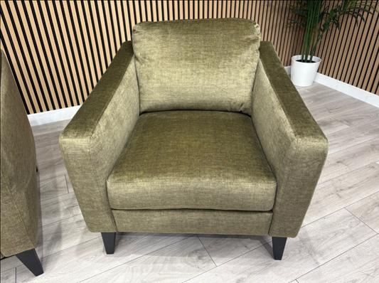 John Lewis BAILEY Style Fabric Armchair, Olive - RRP £1190