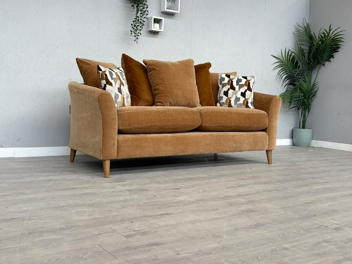 MOLLY Fabric 2 Seater Scatter Back Sofa RRP £1595