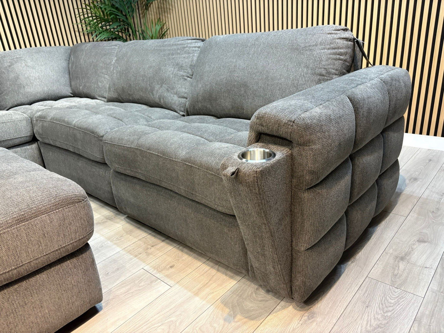 DFS - MAVAM Modular Premium Fabric Large 2 Corner 2 Sofa + Footstool - RRP £3699