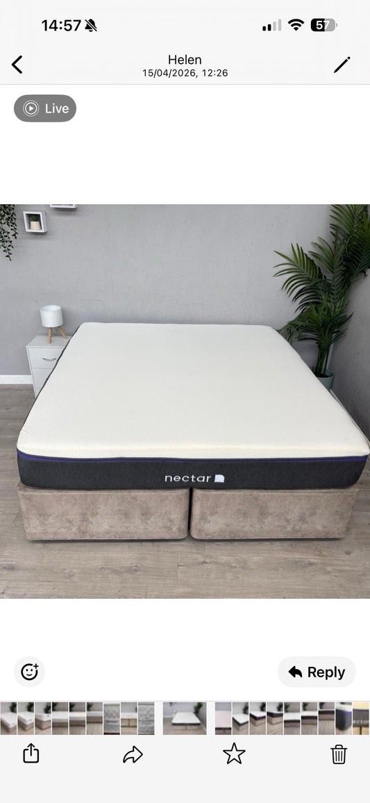 Nectar Premier Hybrid 6ft Superking Mattress - RRP £899