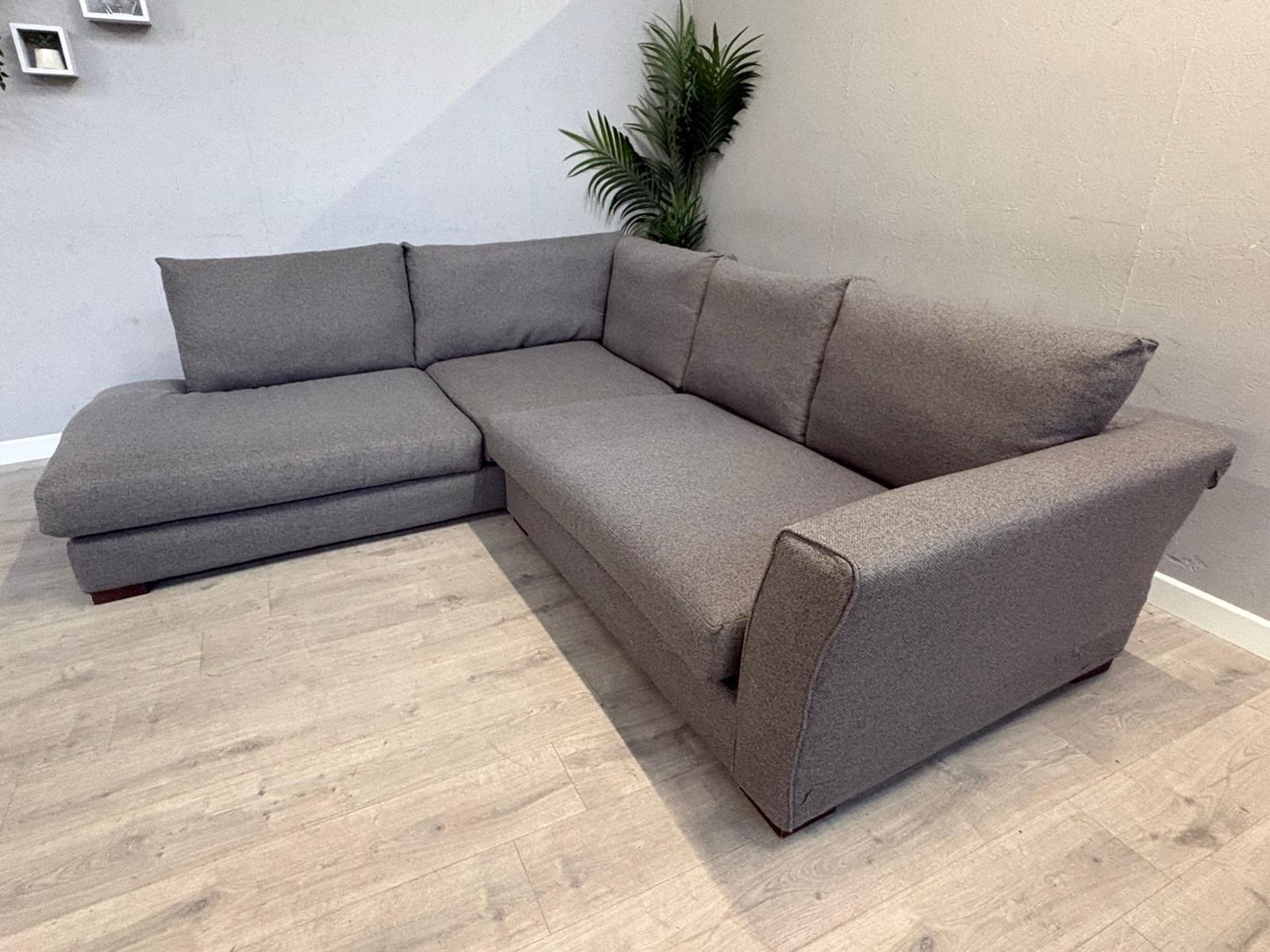 DFS KAIZER / PAIGNTON LHF Open End Chaise Fabric Corner Sofa - RRP £1499