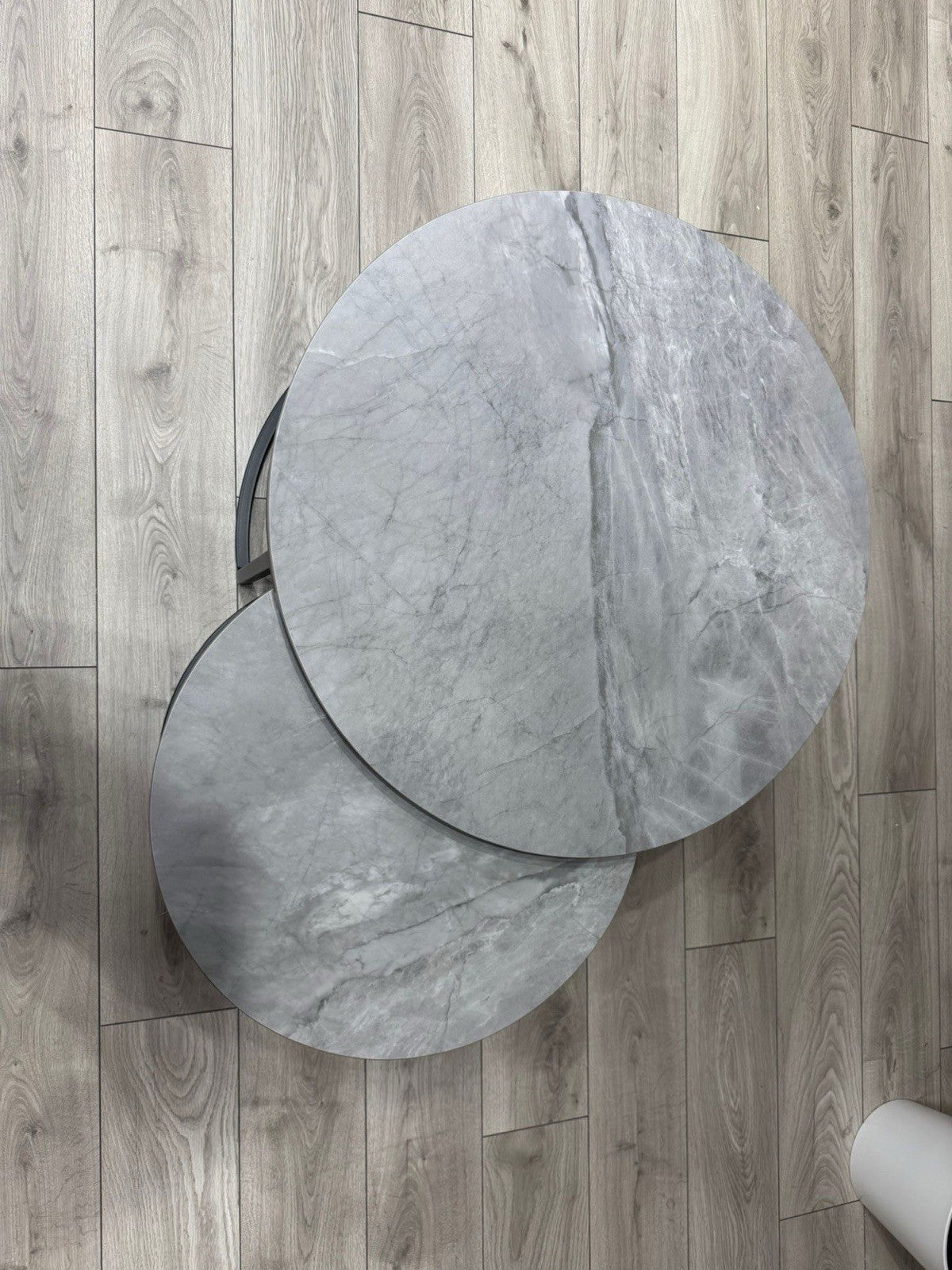 Furniture Village - Yoyo Nest Of Round Coffee Tables, Grey  - RRP £569