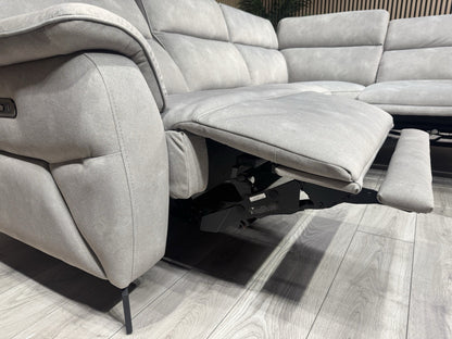 Furniture Village EZRA Style Fabric RHF Corner Sofa Power Recliners - RRP £3295