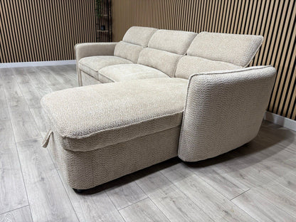 WINDSOR Premium Fabric LHF or RHF Chaise Sofa Bed with Storage - RRP £1399