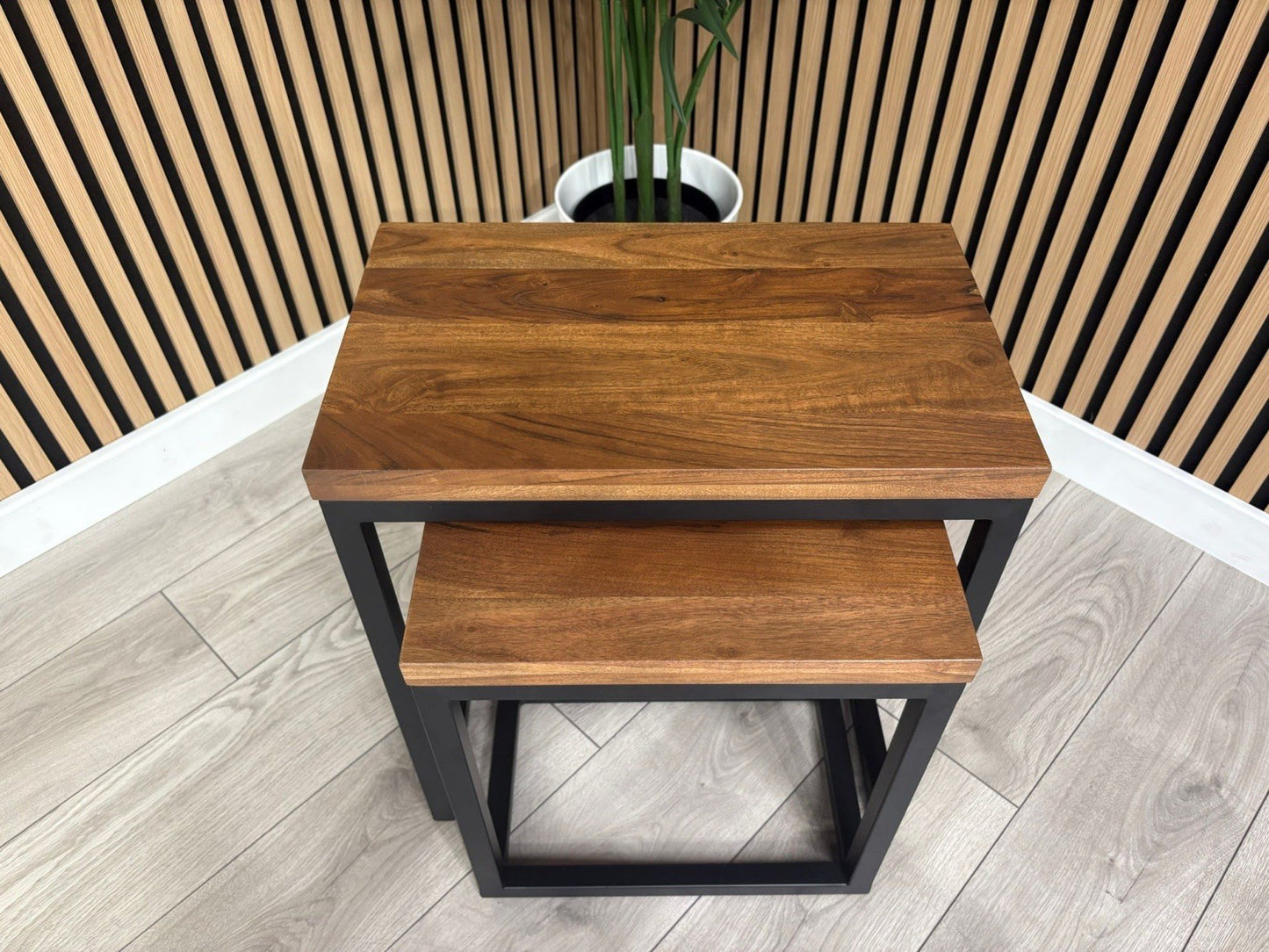 NEXT Sample - New Bronx nest of two tables - RRP: £269