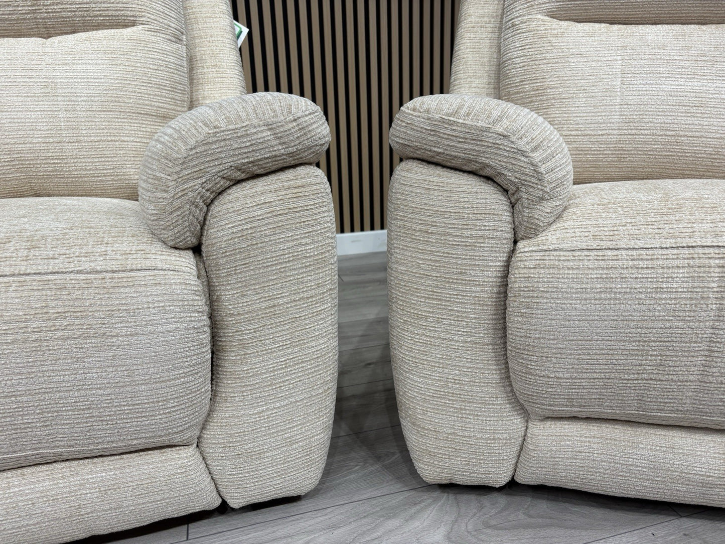 NAVONA 3 Seater + 2 Seater Fabric Sofa Set, Power Recliners - RRP £3,298