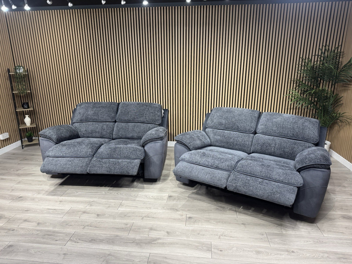 DFS Fontaine 2 x 2 Seater Power Recliner Sofa Set  - RRP £1,958